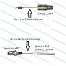 Bremsseil 22 mm Glocke 1530/1740 mm