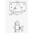 Aspoeck Multipoint 3 Komplettleuchte links, Nebel, KZL