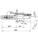 Alko 161S V-Auflaufeinrichtung Oben Einbau