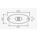 Aspöck Flatpoint II LED SML gelb, DC-Kabel