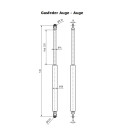 Gasfeder Pferdeanhänger Auge Auge