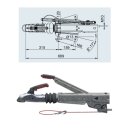 AL-KO 161S V-Auflaufeinrichtung Oben Einbau