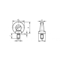 Ringschraube M8 verzinkt