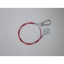 Abreißseil mit Karabiner und Ring DIN 5299