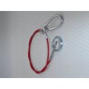 Abreißseil mit Karabiner und Ring DIN 5299