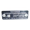 Zugkugelkupplung Rockinger KK92 Ausf. A 70 mm rund