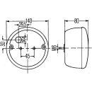 Hella Dreikammerleuchte rund 12/24V