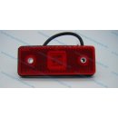 LED Positionsleuchte rot Gummiunterlage 0,3 m Kabel