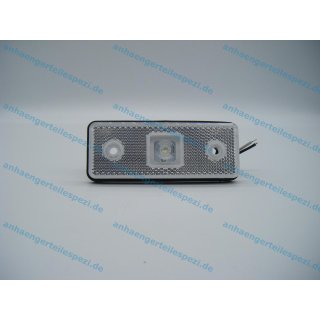 LED Positionsleuchte weiß Gummiunterlage 0,3 m Kabel