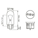 Glassockellampe W5W 12V