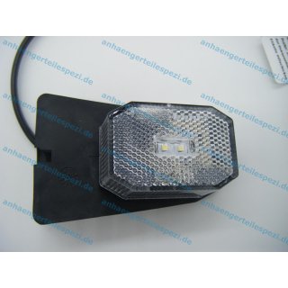 Aspöck Flexipoint weiß LED mit DC-Kabel und Halter 12/24 V