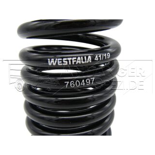 Westfalia Schraubenfeder schwarz 900 kg B-Ware