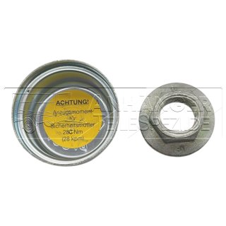 Fettkappe und Flanschmutter WAP 64,8 mm wasserdicht