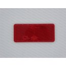 Rückstrahler rot Klebefolie 69x31,5 mm, eckig