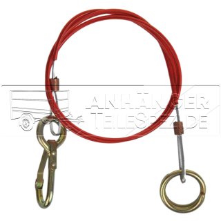 Abreißseil mit Karabiner und Ring